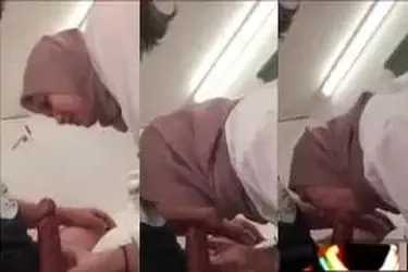Karyawan Hijab Main Belakang Pas Jam Kerja Panas